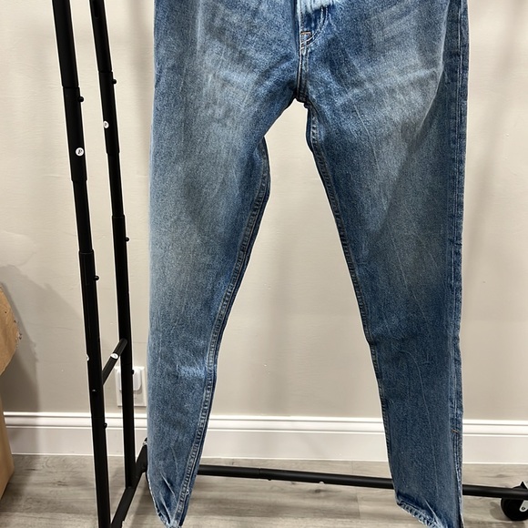 NEW Jeans Grlfrnd Hailey Low Rise Slim Boot Cut Split Leg in Melrose - Picture 6 of 11